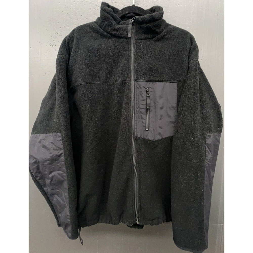 Duluth Trading Co Jacket Men XL Black Full Zip‎ Fleece Soft Shell Outdoor Active